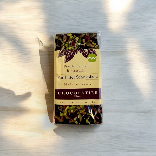 tafelschokolade dark pistazie